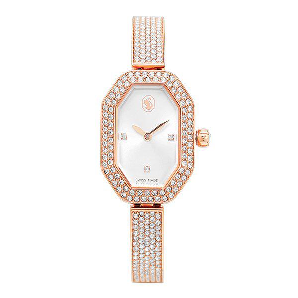 5672992 Dextera クリスタル ブレスレット型 バングル 女性用 メタル時計