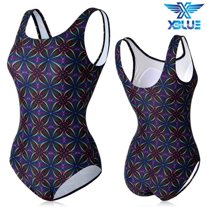 レディースアクアワンピース水着 女性 水泳 耐塩素性 ハイアクティブ 水着 XBL-0021-06 4,814円