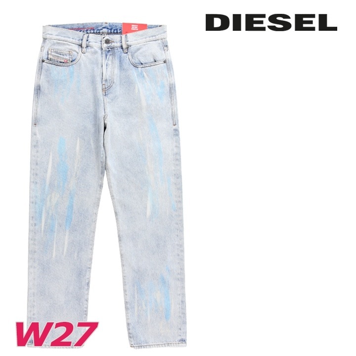 ジーンズ デニム パンツ メンズ 2020 D-VIKER ペイントウォッシュ加工 ハイウエスト die-m-p-f4-751