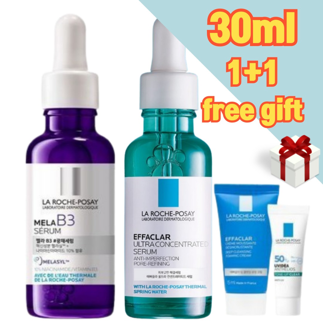 エファクラピールケアセラム, 30ml+ メラB3セラム, 30ml 2個セット+free gift