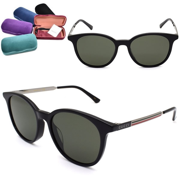 サングラス GG0830SK-001 アジアンフィット メンズ レディース ユニセックス ブラック グレー