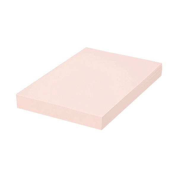 （まとめ）TANOSEE αエコカラーペーパーIIフレッシュピンク B4 1冊(500枚) (×5セット)