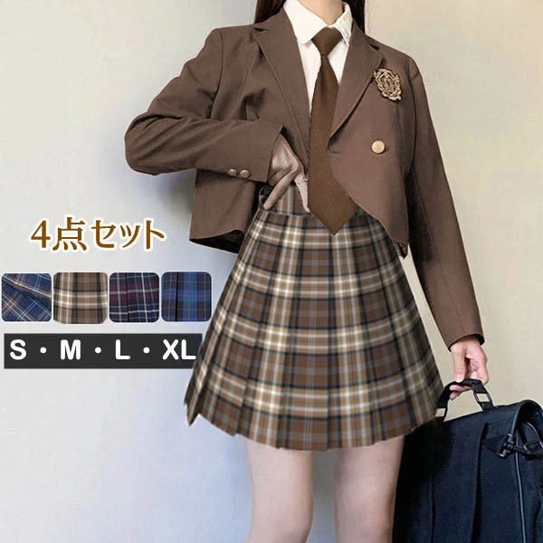卒業式スーツ 女の子 子供服 4点セット ゆったりサイズ フォーマルスーツ 卒業式スーツ 女児 ジュニアスーツ 子供スーツ 小学生 卒業式服 結婚式 お受験 発表会 S M L XLグローリーパーク