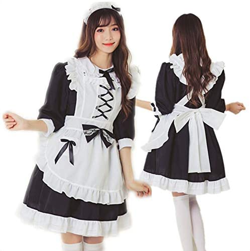 メイド服 メイドドレス コスプレ コスチューム 仮装 変装 学園祭 文化祭 イベント ハロウィン パ