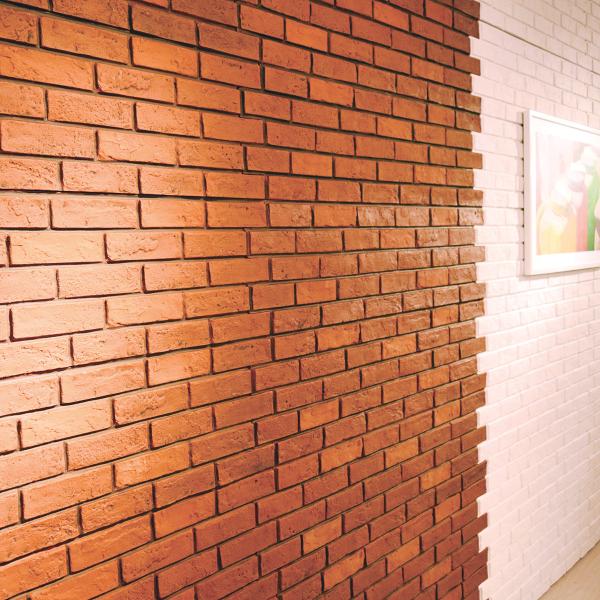 ウォールパネル レンガ風 壁 装飾 インテリア ウォールインテリア 壁面 レンガ アメリカン おしゃれ ブラウン 赤レンガ 白 ホワイト