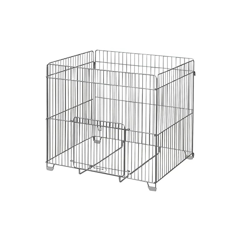 【即納】アイリスオーヤマ ストーブガード 幅75奥行60高さ71cm シルバー STG-750N