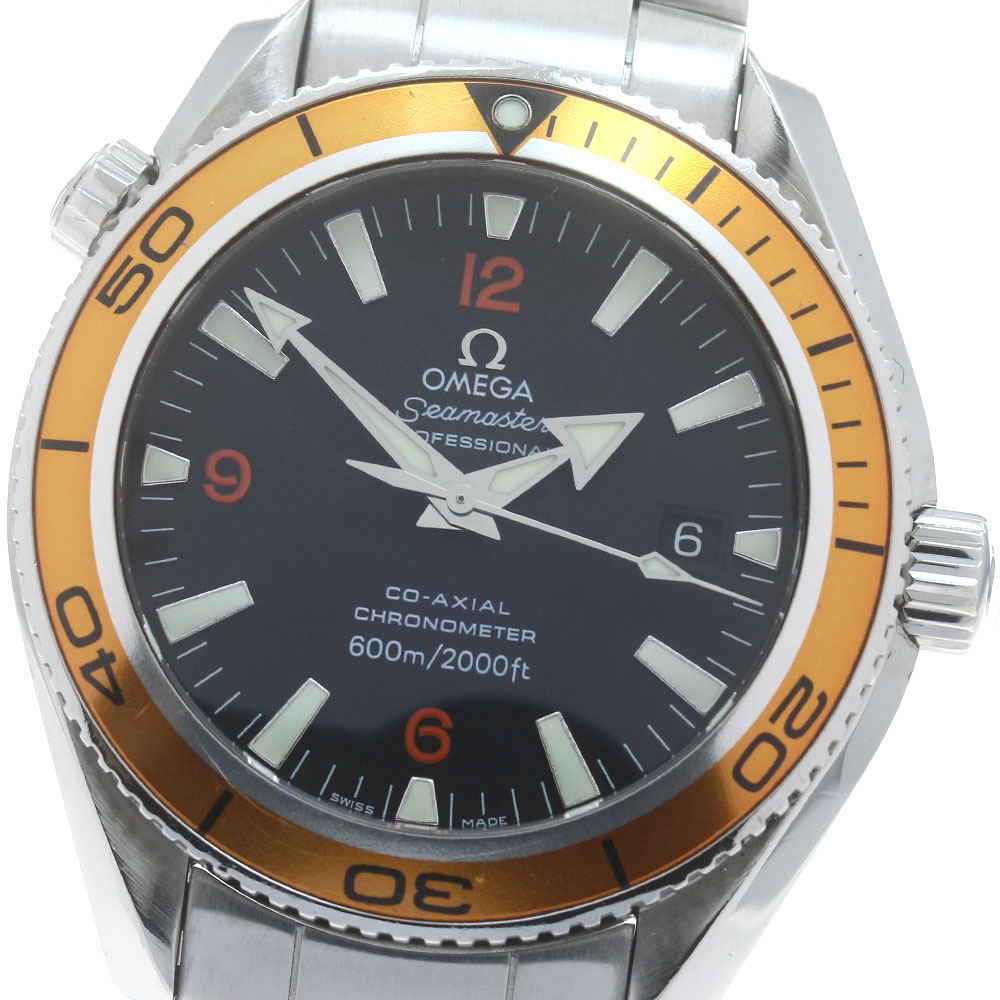 オメガ OMEGA 2209.50 シーマスター600 プラネットオーシャン デイト 自動巻き メンズ _877665【中古】