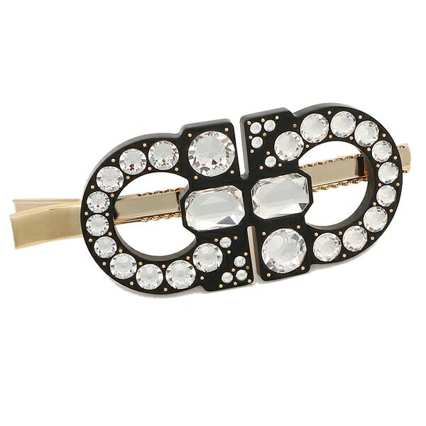 クリップ ヘアアクセサリー ブラック シルバー レディース 340231 0755975