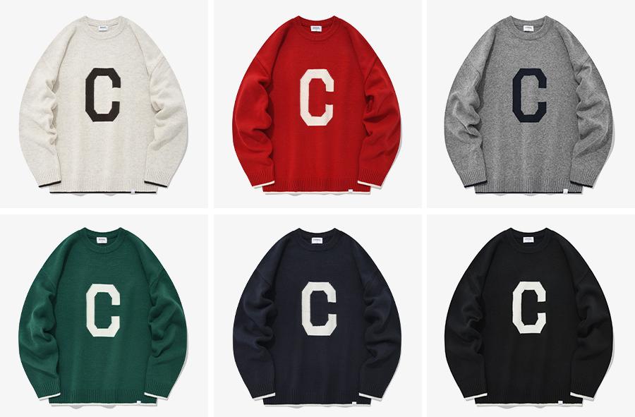 RAMSWOOL C LOGO CREW NECK KNIT 韓国正規品