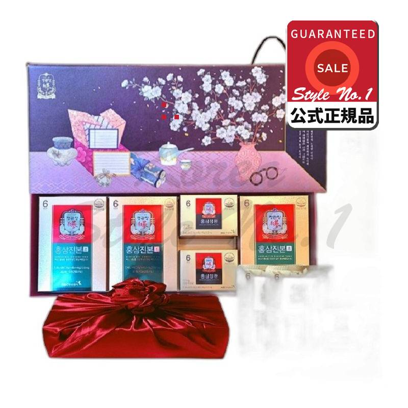 高級ギフトセット 紅参ジンボン 15包 600ml + 紅参精丸 120丸