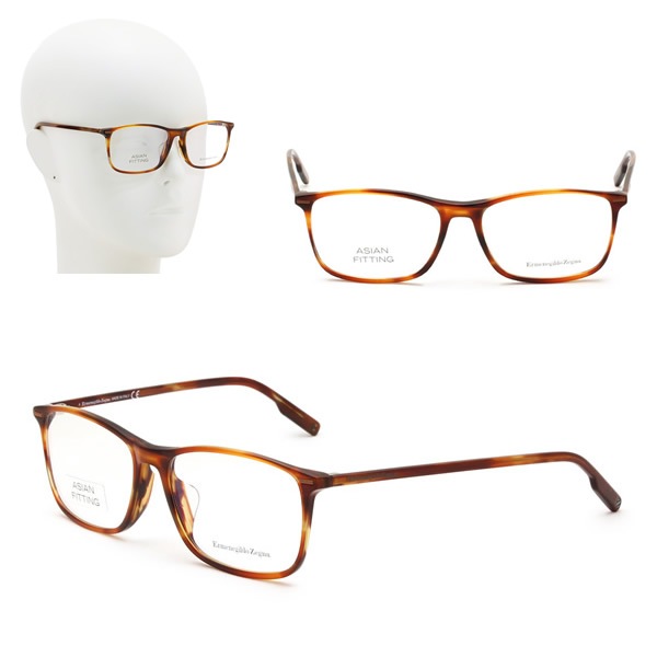 フレームのみ EZ5236-F/V 052 57 Ermenegildo Zegna メガネ 眼鏡 ハバナ