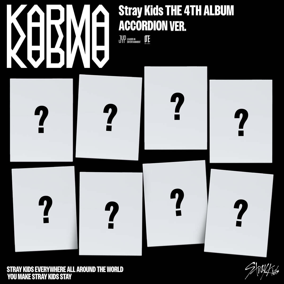 Stray Kids - 4th regular album: KARMA [ACCORDION VER.][8 SET]