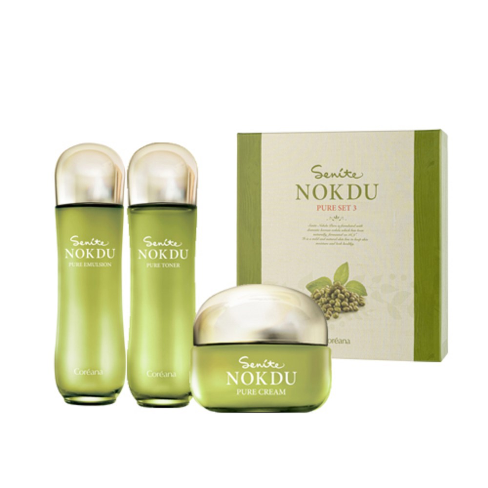 セニテ緑豆ピュアトナー150ml+エマルション150ml+クリーム50mlセット1セット
