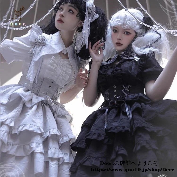 今年人気のロリータSALE 薔薇のプロローグskビート販売機ゴシック風ロリータフィッシュボーンショートハロウィンロリータワンピース公演着 ドレス 4,963円