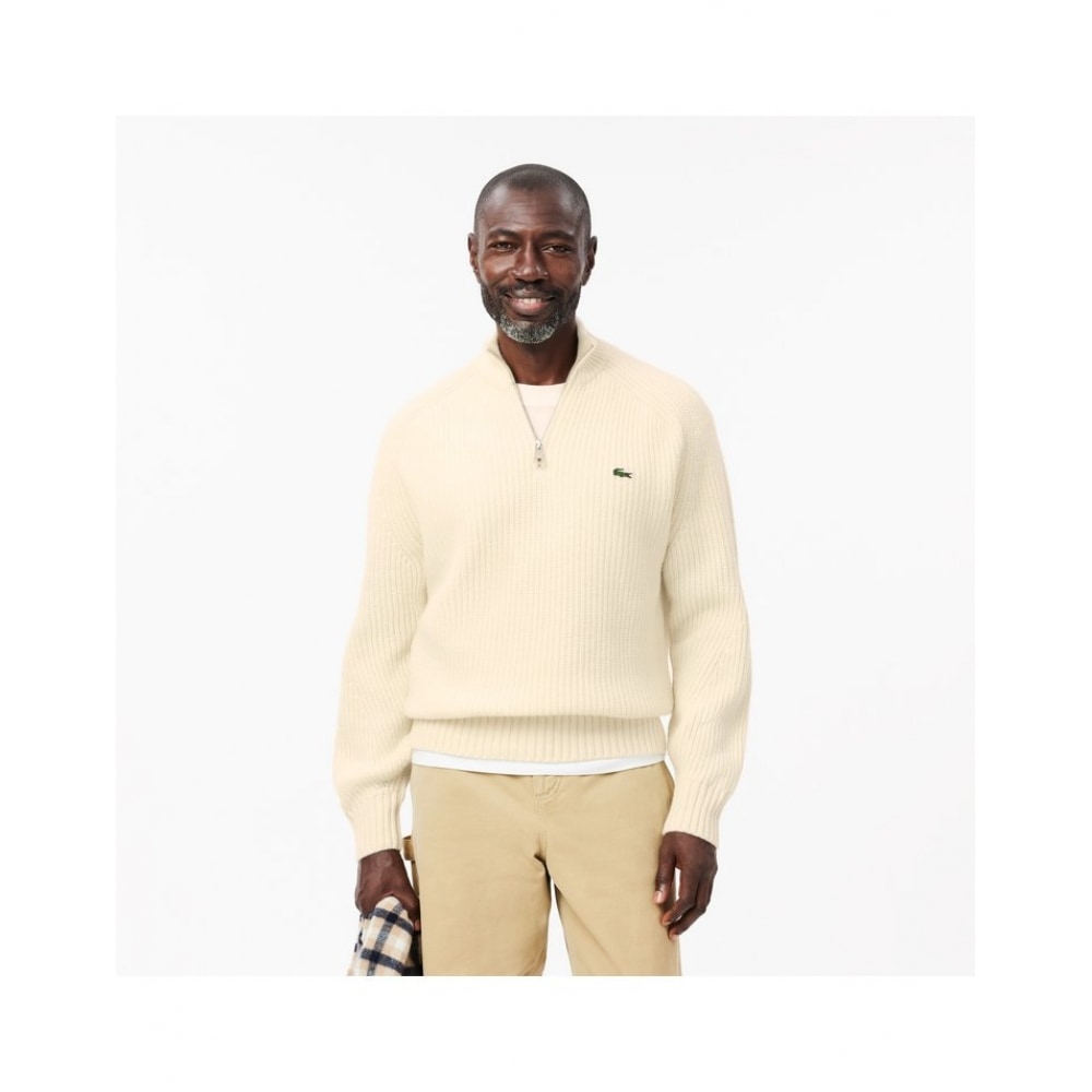 ラコステメンズリップティッシュハーフジッププルオーバー AH3134-54N XFJ