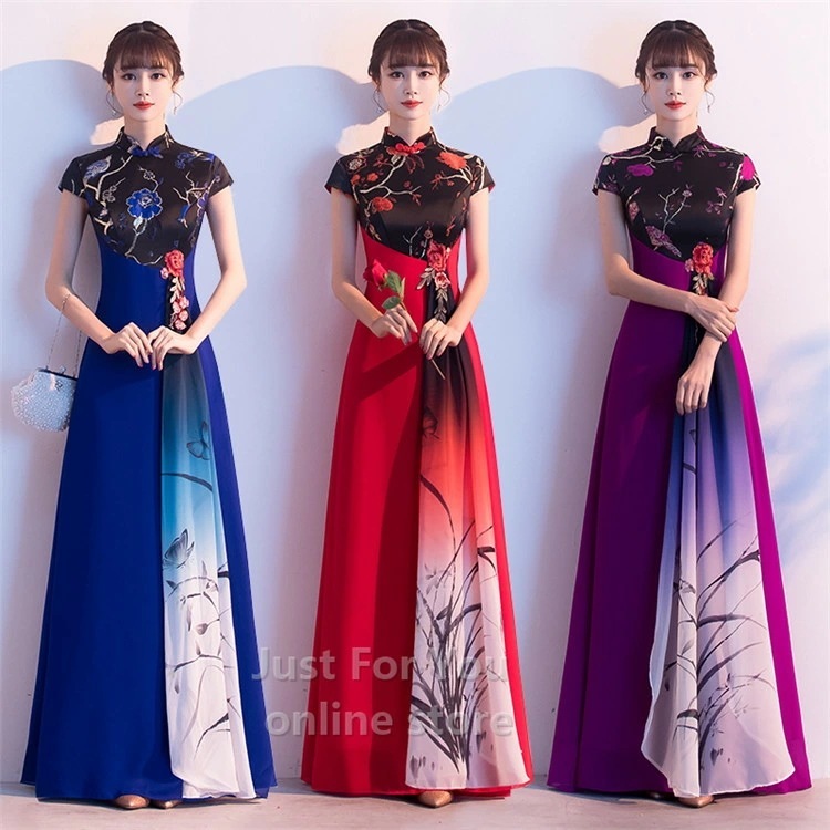 全3色 格安 カラードレス 二次会 花嫁 演奏会用ドレス 格安 ウエディングドレス 花嫁 二次会 ロングドレス ドレス 大人 合唱 舞台 衣装 服 チャイナドレス 演出服 司会者 派手 激安