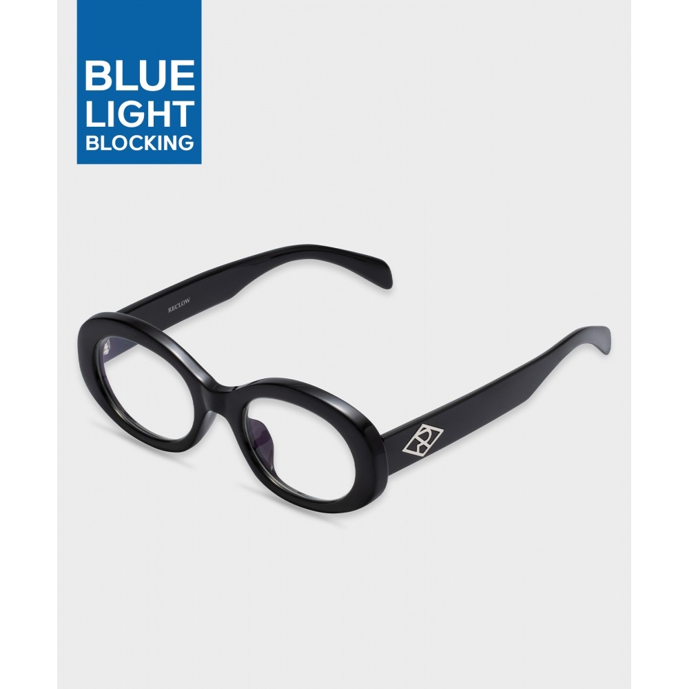 リクロー RC クリーム NO.1 ブラックブルー遮光メガネ