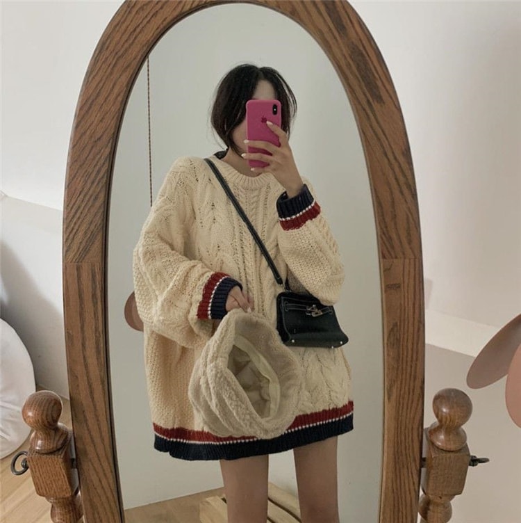 超人気インスタグラムで話題セーター 长袖 柔らかい肌触り 着瘦 着回しが上手 ファッション トップス