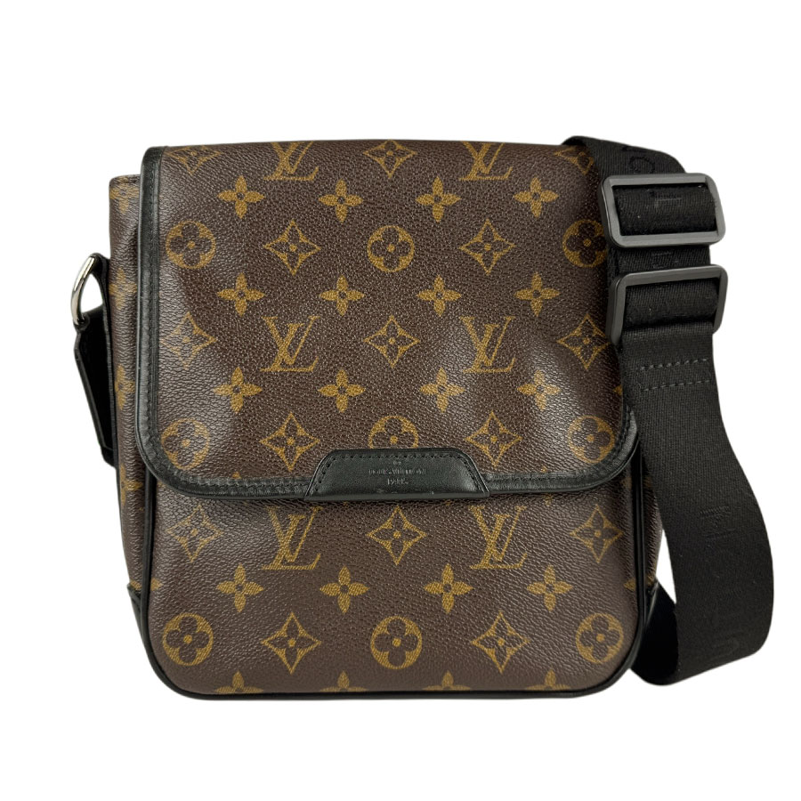 ルイ ヴィトン LOUIS VUITTON ショルダーバッグ モノグラム マカサー バスPM モノグラムキャンバス ブラウン×ブラック ユニセックス M56717 z6568