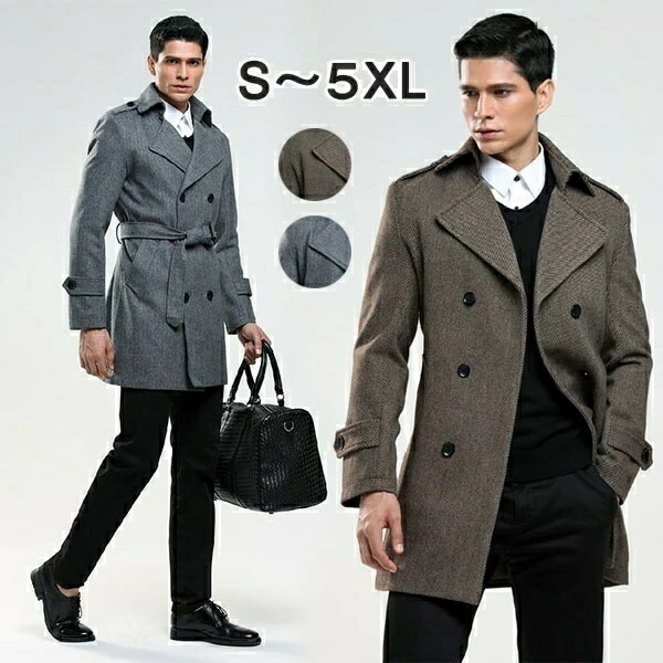 チェスターコート 敬老の日 ギフト ジャケット メンズ アウター 3ボタン ミディアム しなやか ピーコート 男性 秋冬コート Pコート メンズコート 手厚い 大きいサイズ 紳士服 大きいサイズ スリ 9,249円