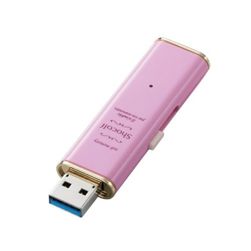 コンビニ受取対応商品 エレコム USBメモリ USB3.0 スライド式 Shocolf 激安卸販売新品 ライトピンク 16GB MF-XWU316GPNL