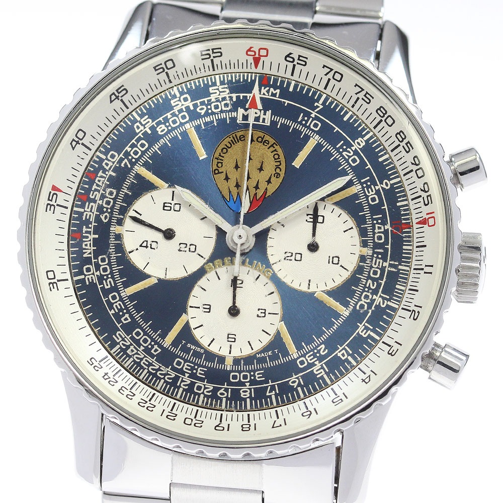 ブライトリング BREITLING A11021 ナビタイマー パトレイユ ド フランス 手巻き メンズ 保証書付き_866946【中古】