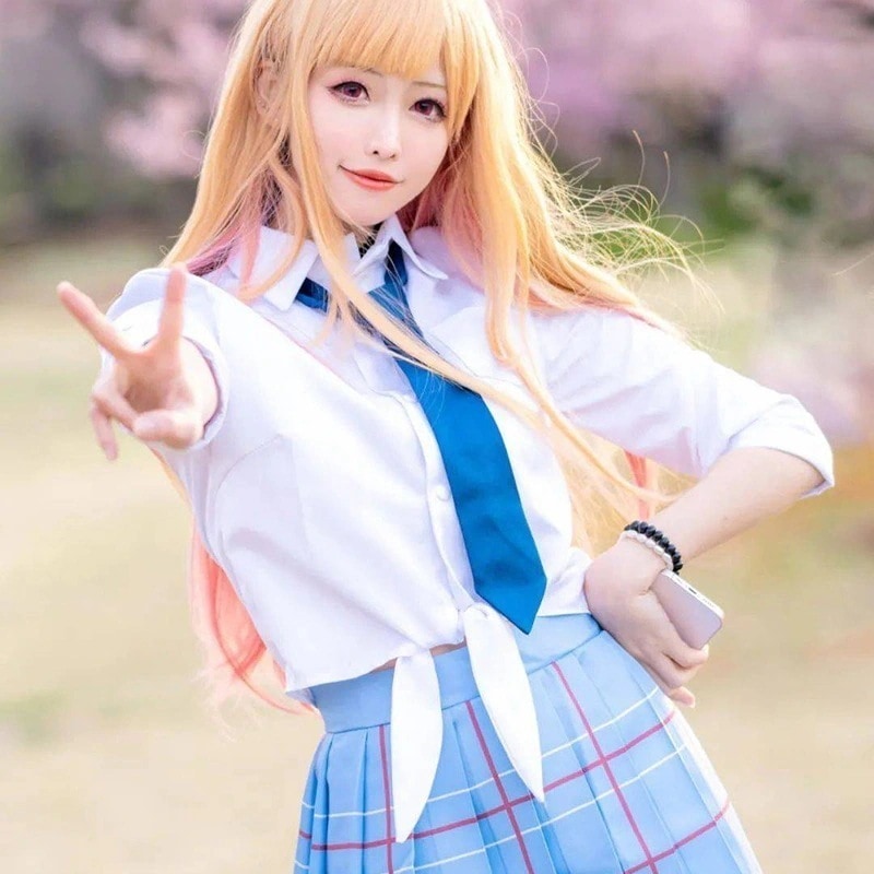 着替え人形恋に落ちコスプレ服喜多川海梦jk制服水着コスプレアニメ衣装班服