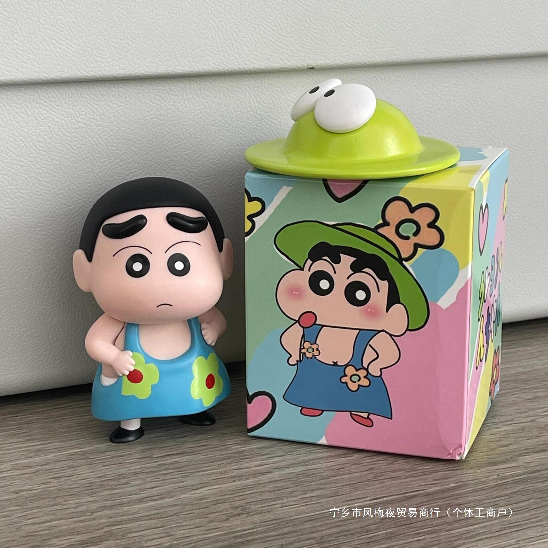 ベスト間違ったカエルしんちゃん12cmハイハット取り外し可能ツンデレかわいいフィギュア飾り