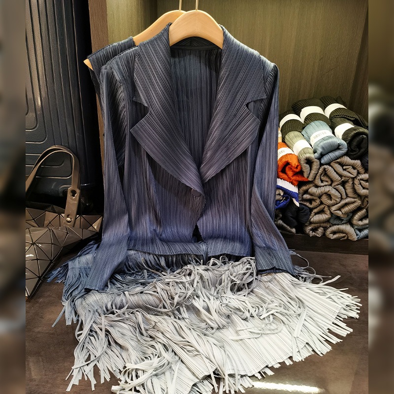 高級ファッションスーツ気質通勤スーツしわコートベストワンピース2点セット秋