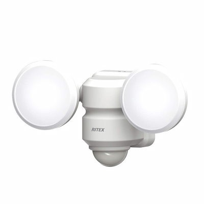 他サイト： LED-AC206 [5W2灯 LEDセンサーライト 広範囲タイプ]の商品画像
