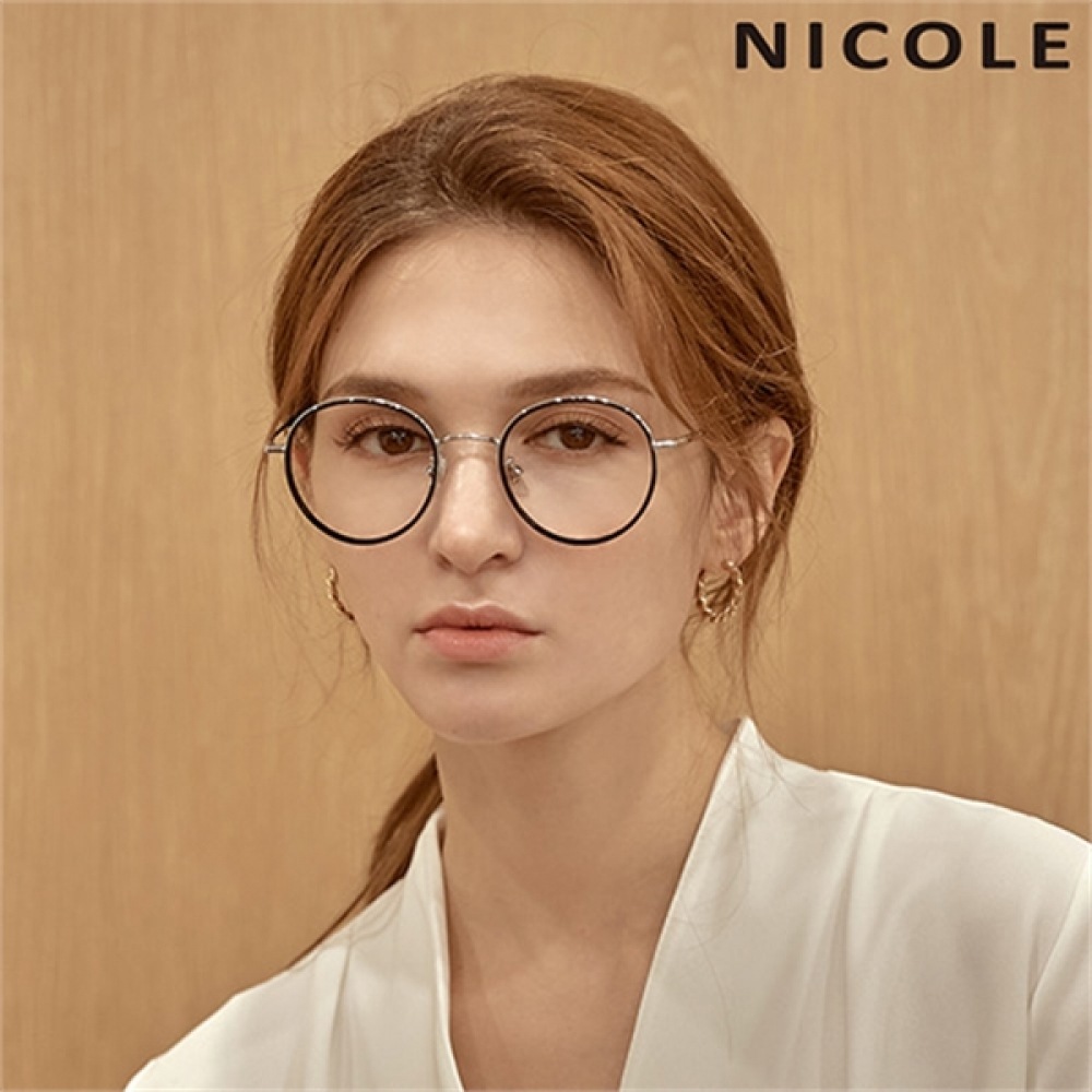 (ニコール) ニコール純正ユニセックスチタンメガネフレーム NT201 (4色)