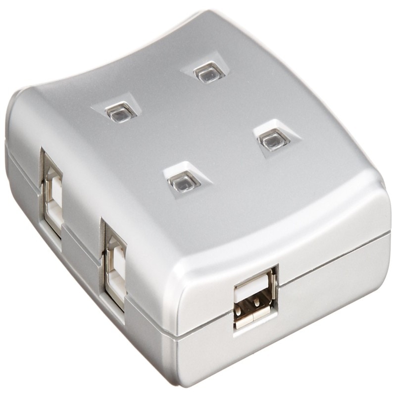 エレコム USB切替器 手動 2.0対応 4台 ロック機能付 USS2-W4 4,740円