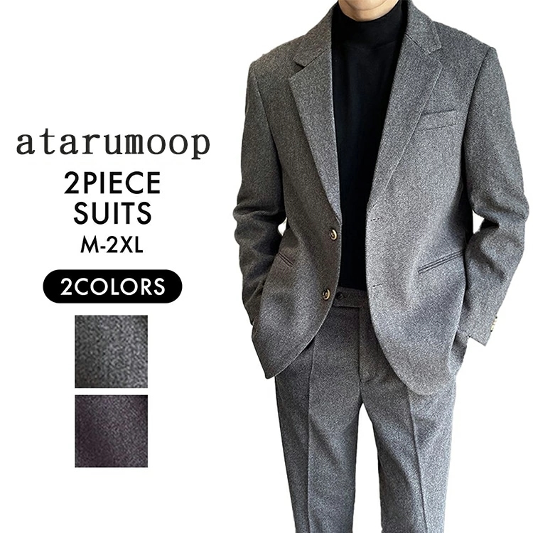 初回限定セットアップ メンズ スーツ カジュアルスーツ スリムスーツ ビジネス 紳士服 2つボタン シングル ウォッシャブル 洗える 細身 ベスト 2点セット 上下セット 通勤 就職 入社式 宴会 パ 10,288円