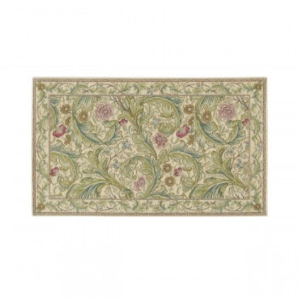 川島織物セルコン Morris Design Studio レスターアカンサス マット 約45×78cm FH1710A BE ベージュ