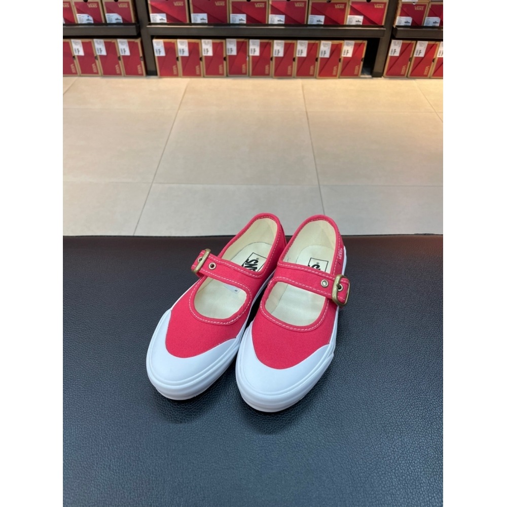 バーンズ (キッズ) メリージェーンスニーカー (メリージェーン) (キャンバストマト) (VN000CRXH2D)