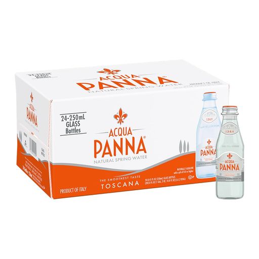 ACQUA PANNA(アクアパンナ) ナチュラルミネラルウォーター 瓶 250ml×24本 (イタリア産 ナチュラルミネラルウォーター スクリューキャップ) 6,756円
