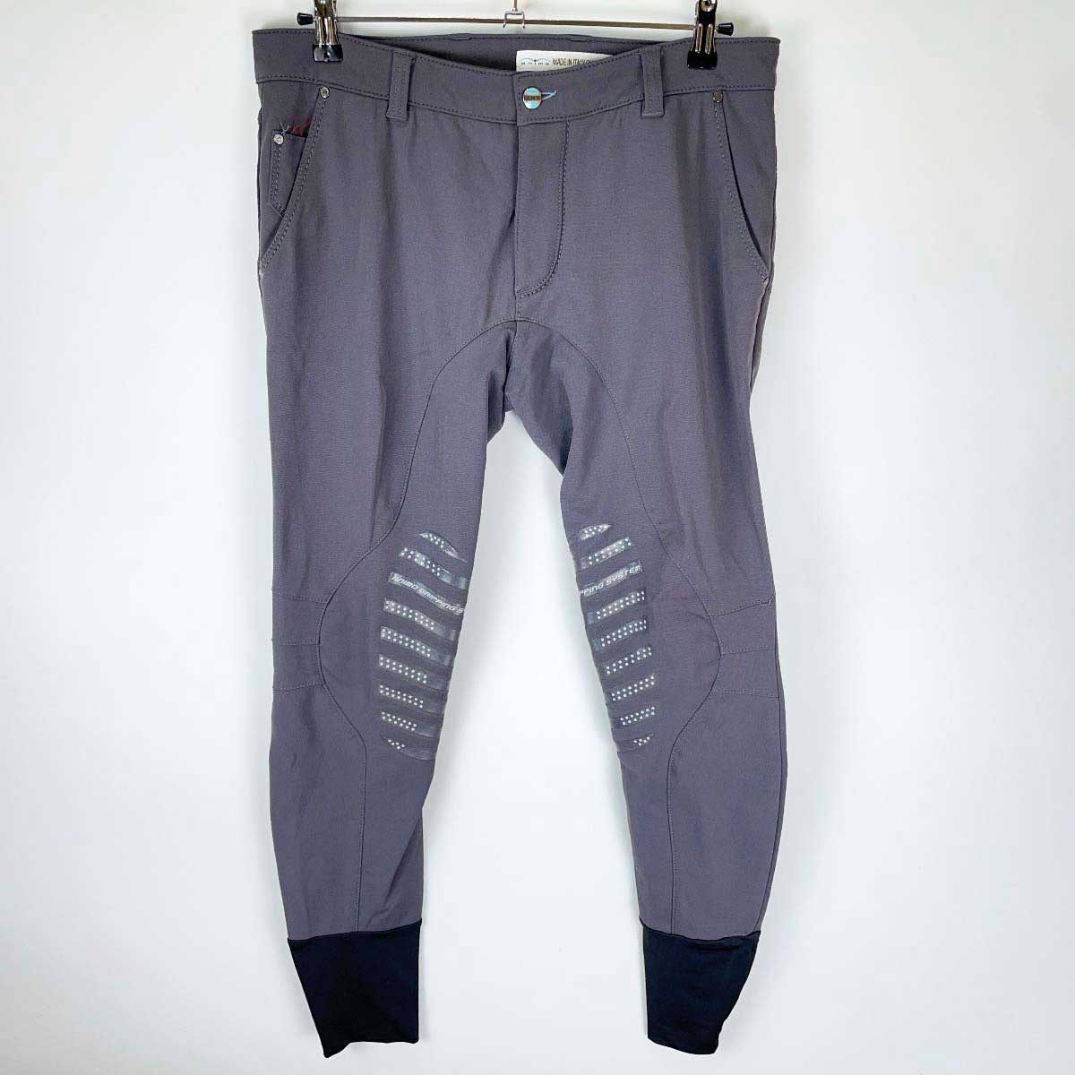 【中古】アニモ ANIMO キュロット 乗馬パンツ 50 グレー レディース 馬術 ウェア ズボン