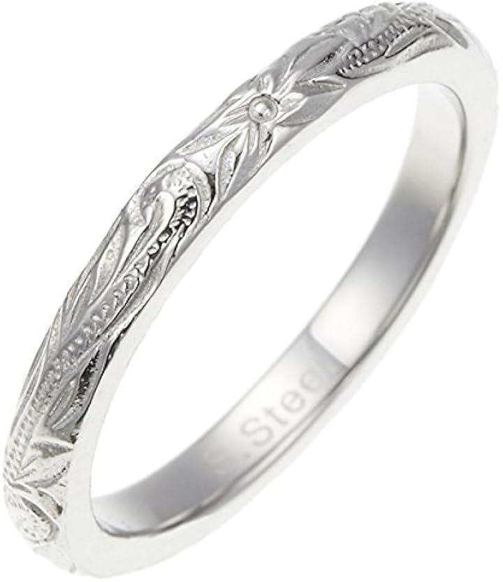 指輪 ピンキー サージカルステンレス 低金属アレルギー ハワイアンジュエリー リング レディース5号