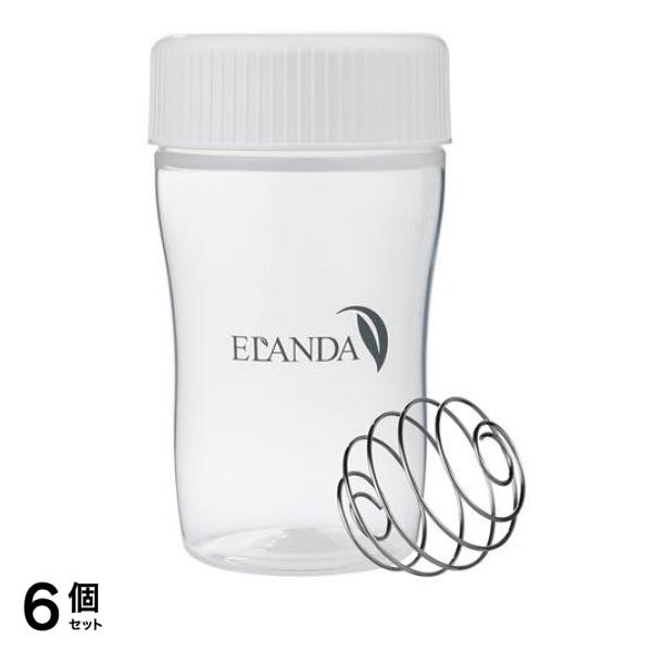 ELANDA エランダ シェイカーボトル ブレンダーボール付き 350mL 6個セット