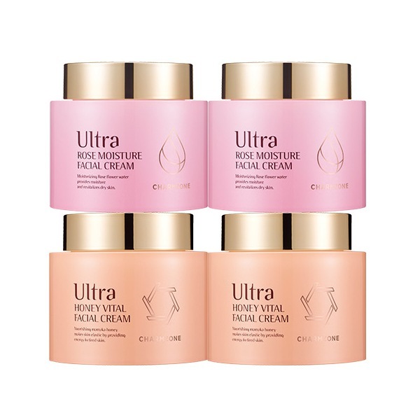 ウルトラフェイシャルクリーム4種セット（ローズモイスチャークリーム100ml x 2+ハニーバイタルクリーム100ml x 2）
