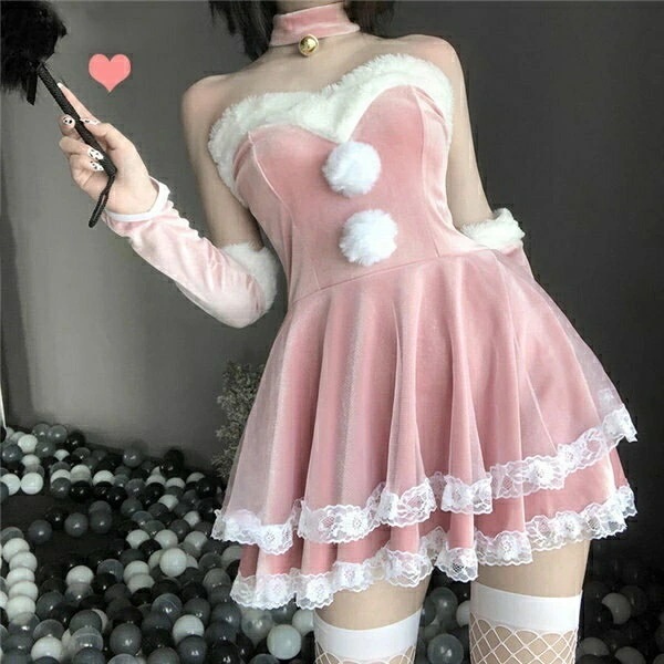 品質良い 大好評中超セクシー 制服 萌え 誘惑 コスプレ衣装 バニー サンタクロース クリスマス コスム バニーガール コスプレ 衣装 かわいい サンタ衣装 セクシー レディース ワンピース
