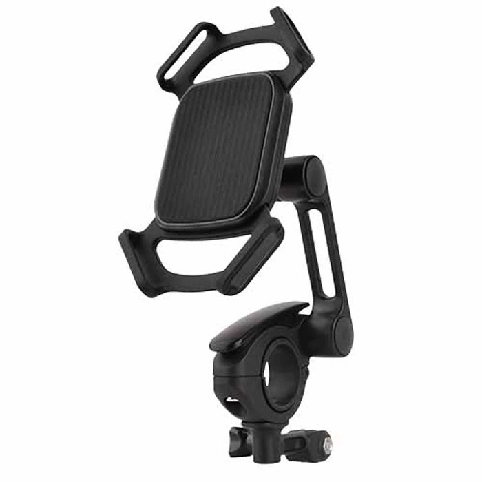 自転車用 スマホホルダー スマートフォン＆アクションカム同時マウント可能 6.7インチ対応 TA-BK01SPGPBK ブラック