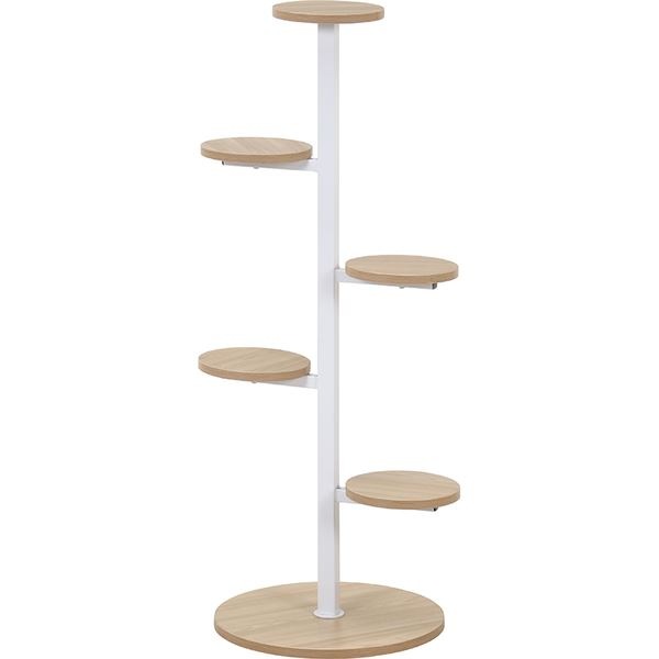 ディスプレイスタンド 幅約38cm WH ホワイト 組立品