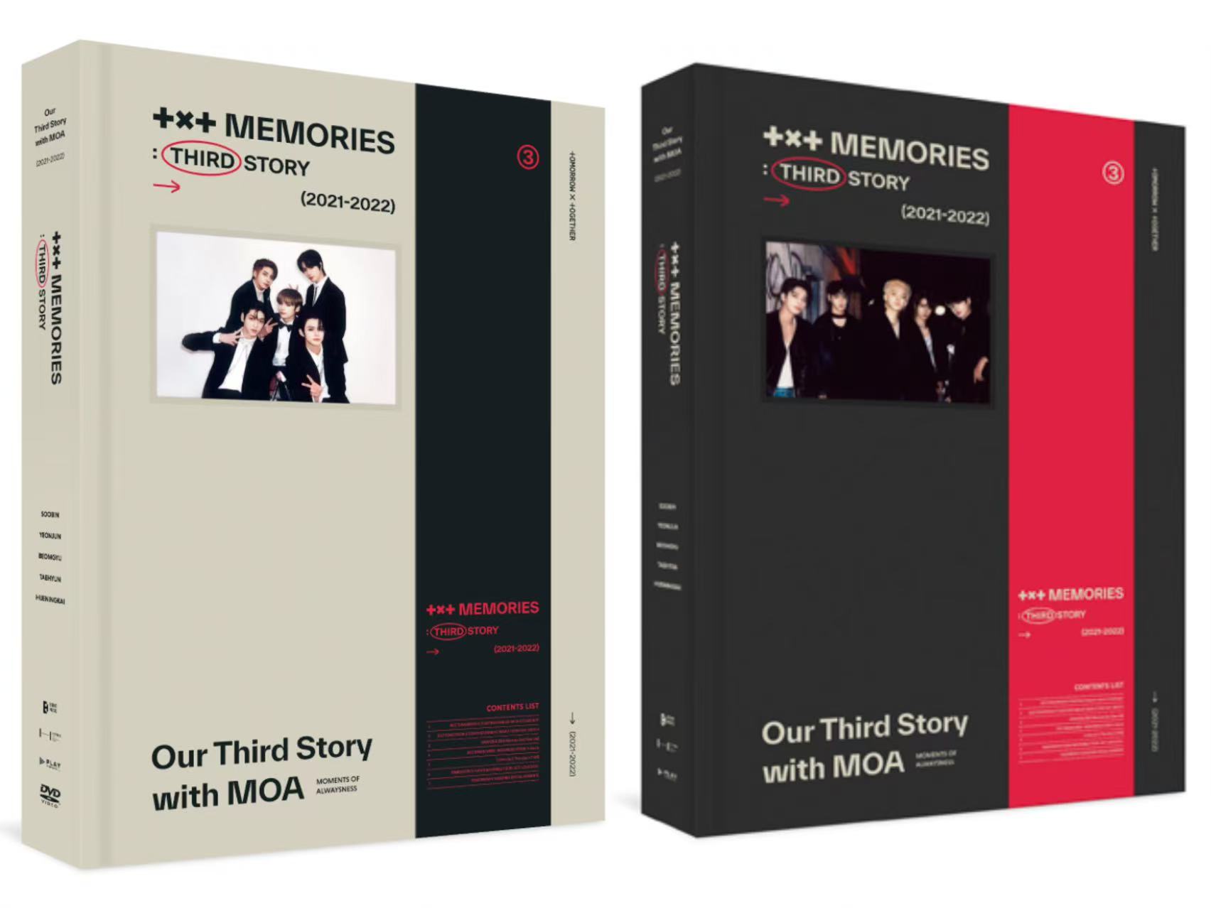 TXT MEMORIES : THIRD STORY 【DVD】 【DIGITAL CODE】 2021-2022　新品 メモリーズ