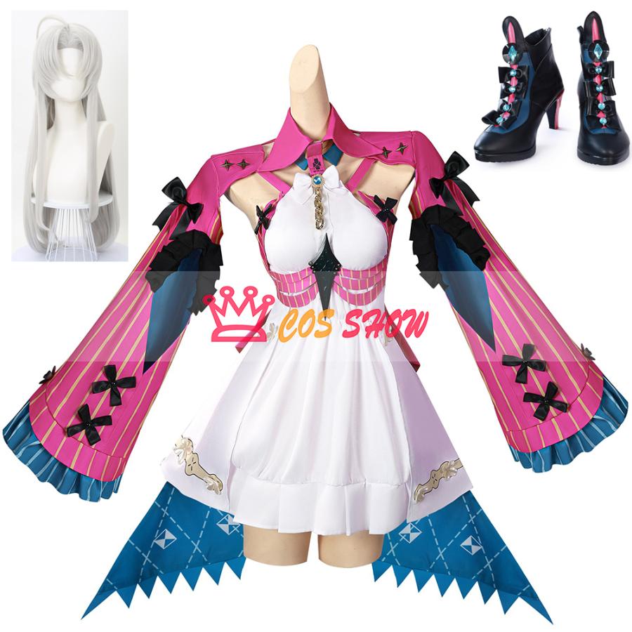 2025新品販売 原神 げんしん 鳴潮 カルロッタ コスプレ衣装 ウィッグ靴能 cosplay 仮装 イベント ステージ服 舞台 ハロウィン クリスマス