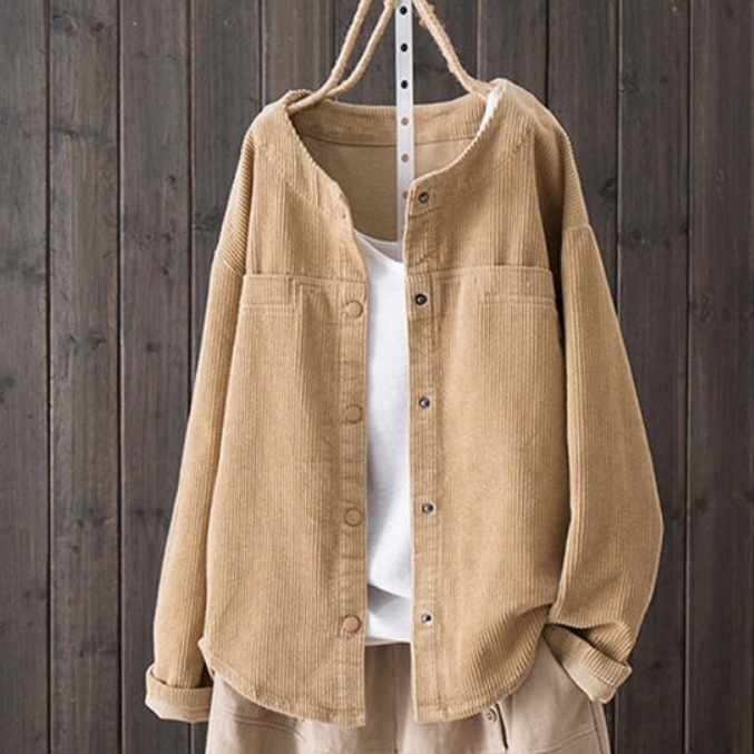 【上質】 シンプル シングルブレスト 無地 長袖 カーディガン