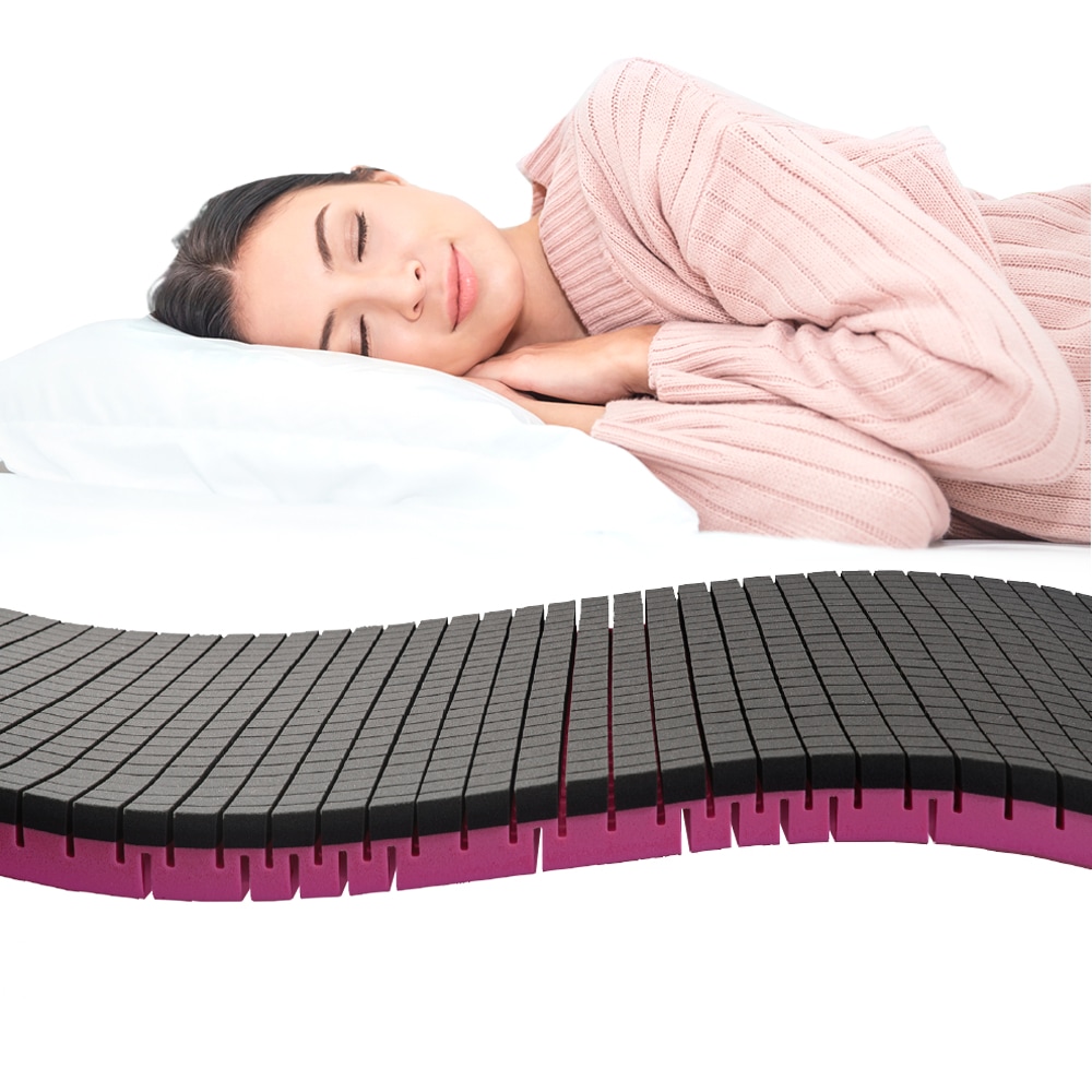 セミダブル 無重力マットレス The Cubes あらゆる面で腰や肩への圧力を軽減させる快眠マットレス NASA開発素材 耐圧分散 通気性 折り畳み 耐久性