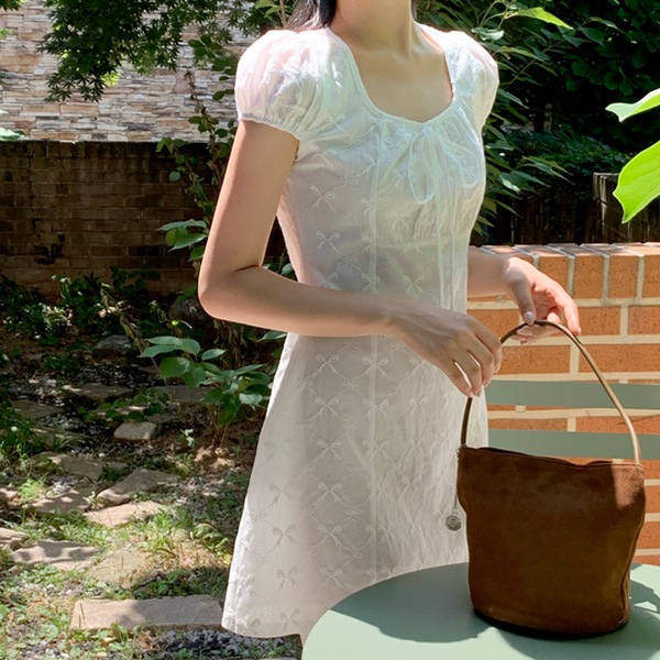 パフ袖コットンミニワンピース op15767 5,363円