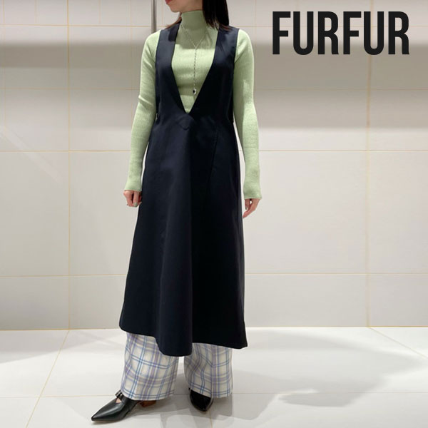 【SALE50%OFF】 【即納】 ファーファー FURFUR 22春夏 マルチウェイジレワンピース ワンピース ロング丈 rwfo221072