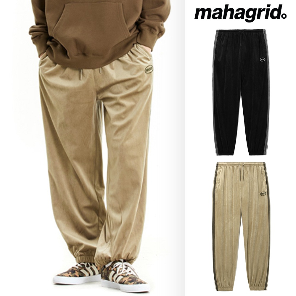 [mahagrid] VELOUR TRACK PANT